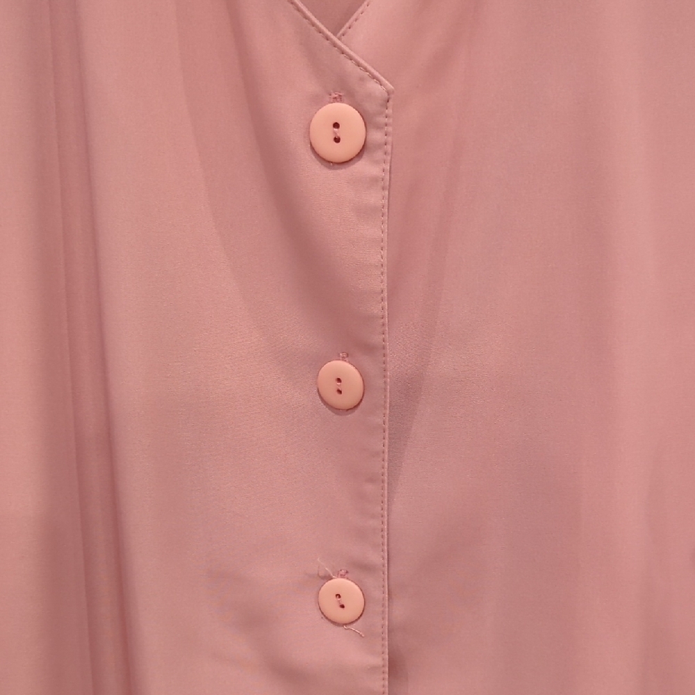 Pink Button-Up Blouse - Picture 2 of 3
